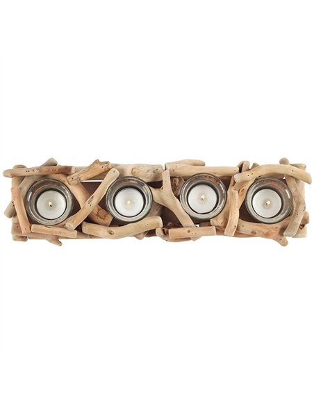 4pc Driftwood Candle Holder NO_42638 - pic 135526 | FastDaddyshop