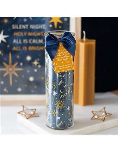 Starry Night Cinnamon & Blackberry Tube Candle NT_25126