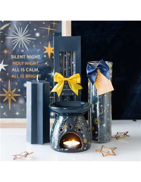 Set of 3 Starry Night Taper Candles NT_25226 - pic 135539 | FastDaddyshop