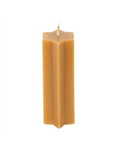Gold Starry Night Star Shaped Taper Candle NT_42326