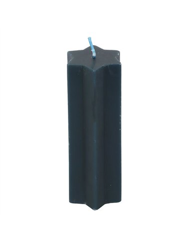 Navy Starry Night Star Shaped Taper Candle NT_42426