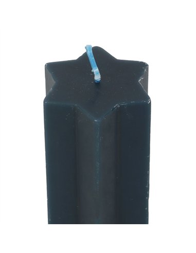 Navy Starry Night Star Shaped Taper Candle NT_42426