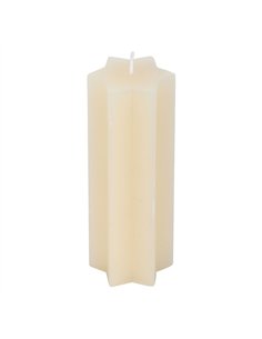 Cream Starry Night Star Shaped Taper Candle NT_42526