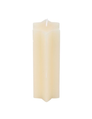 Cream Starry Night Star Shaped Taper Candle NT_42526