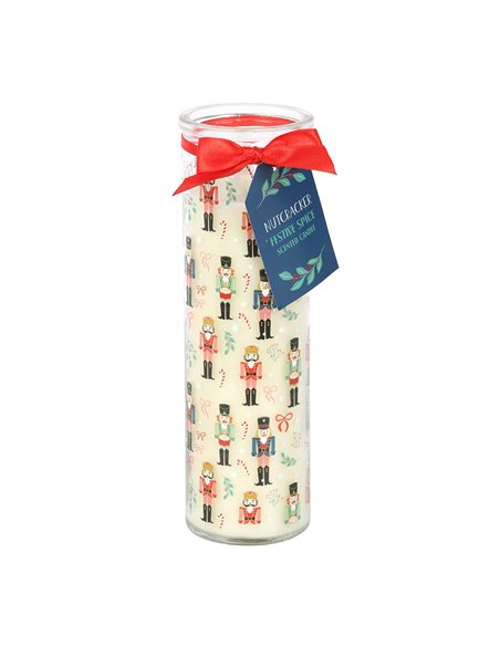 Nutcracker Print Festive Spice Tube Candle NU_14626 - pic 135577 | FastDaddyshop