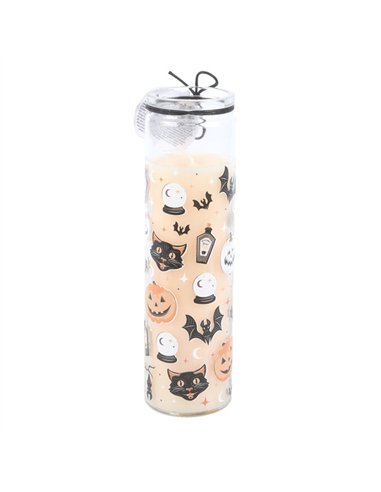 Spooky Spiced Pumpkin Tube Candle PD_52324