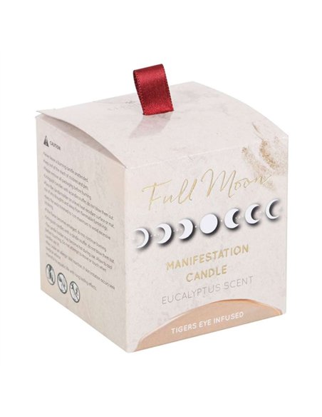 Full Moon Eucalyptus Manifestation Candle with Tiger's Eye PL_34723 - pic 135640 | FastDaddyshop