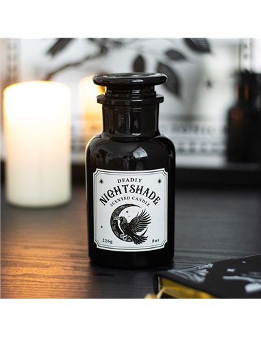Mystic Raven Deadly Nightshade Apothecary Candle RV_91725