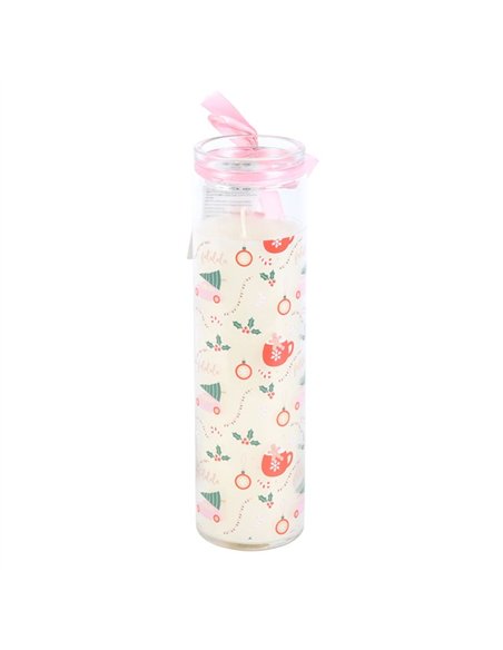 Sugarplum Fun Christmas Print Tube Candle SF_72824 - pic 135722 | FastDaddyshop