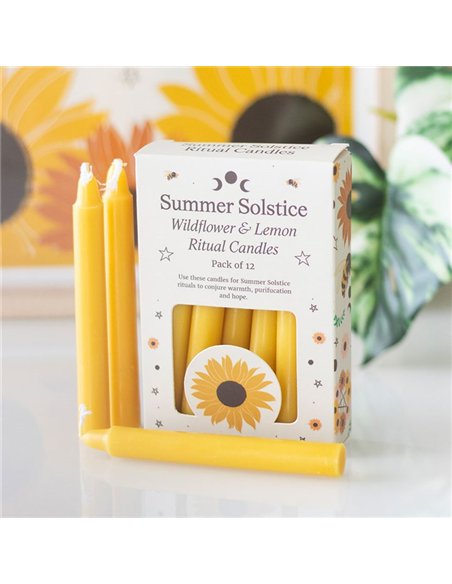 Wildflower & Lemon Summer Ritual Candles SU_84025 - pic 135760 | FastDaddyshop