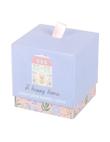 A Happy Home Fresh Linen Candle SW_29025