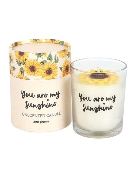 You Are My Sunshine Candle with 3D Sunflower SW_52525 - pic 135783 | FastDaddyshop