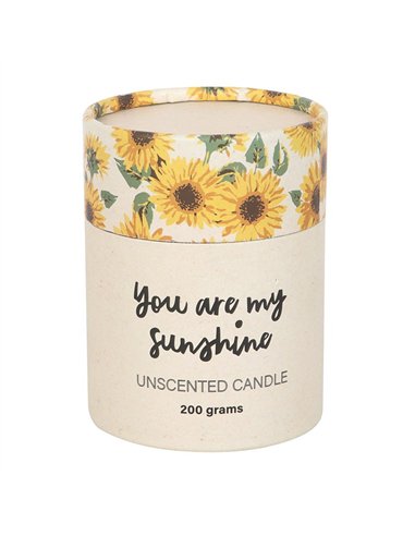 You Are My Sunshine Candle with 3D Sunflower SW_52525