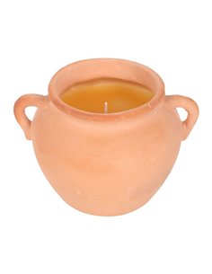 Terracotta Urn Candle SZ_61425