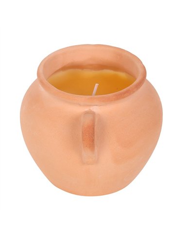 Terracotta Urn Candle SZ_61425