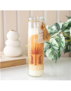 Leopard Palm Sandalwood & Oud Tube Candle SZ_61625 2