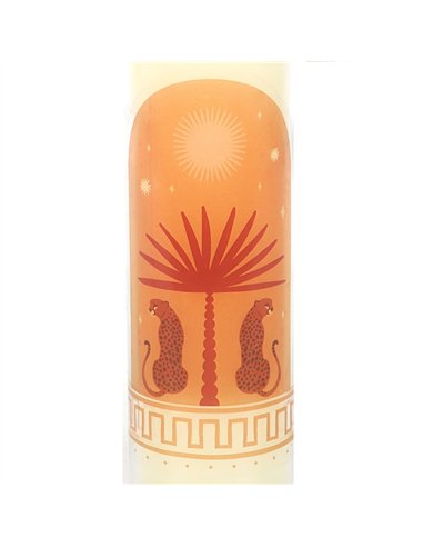 Leopard Palm Sandalwood & Oud Tube Candle SZ_61625