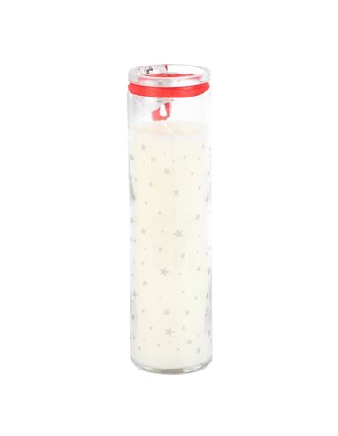White Vanilla Advent Tube Candle TD_60024