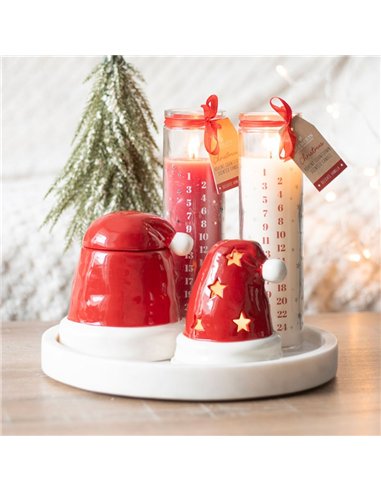 White Vanilla Advent Tube Candle TD_60024