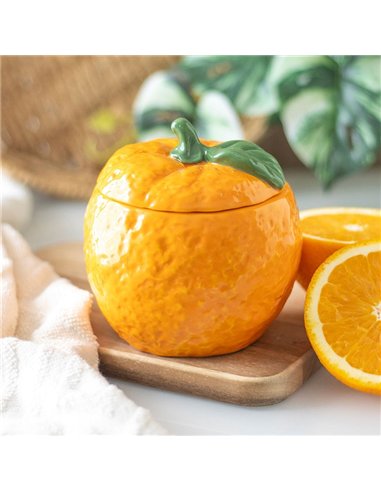 Orange Shaped Candle Jar TF_69925
