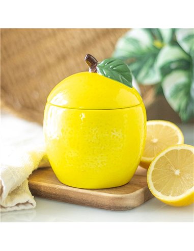Lemon Shaped Candle Jar TF_70025
