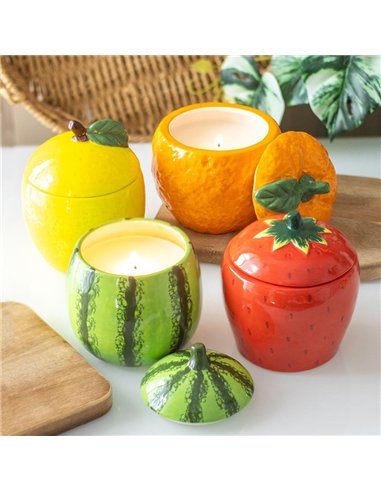 Lemon Shaped Candle Jar TF_70025