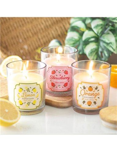 Strawberry Scented Candle TF_70225