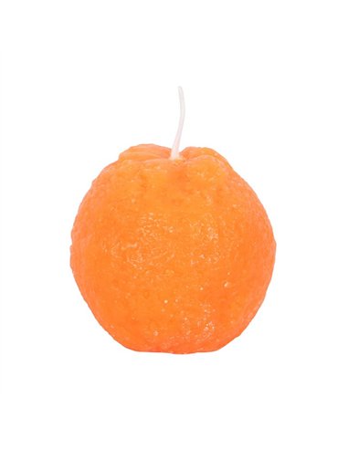 Set of 3 Orange Shaped Candles TF_70725