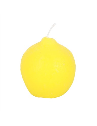 Set of 3 Lemon Shaped Candles TF_70825
