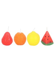 Set of 4 Fruit Shaped Candles TF_90525