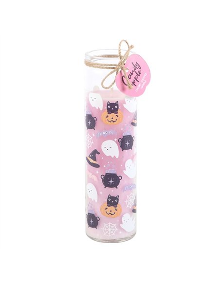 Pastel Halloween Candy Apple Tube Candle TO_63324 - pic 135875 | FastDaddyshop