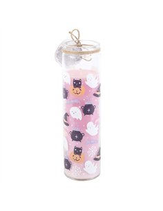 Pastel Halloween Candy Apple Tube Candle TO_63324 2