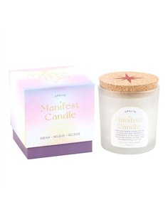Opalite Lavender & Patchouli Manifestation Candle UN_36024