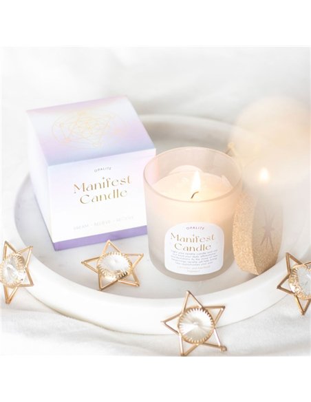 Opalite Lavender & Patchouli Manifestation Candle UN_36024 - pic 135885 | FastDaddyshop