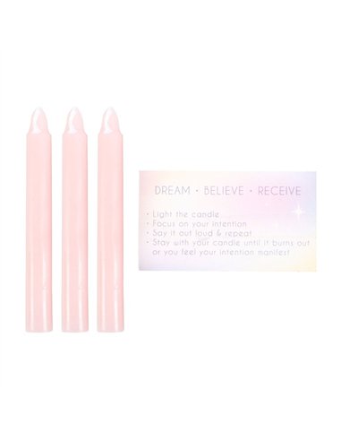 3 Manifestation Spell Candles in a Box UN_36124