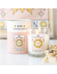 The Sun Vintage Tarot Rose Candle VT_06526 2