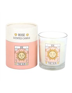 The Sun Vintage Tarot Rose Candle VT_06526