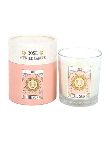 The Sun Vintage Tarot Rose Candle VT_06526 - pic 135890 | FastDaddyshop