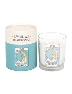The Moon Vintage Tarot Vanilla Candle VT_06626