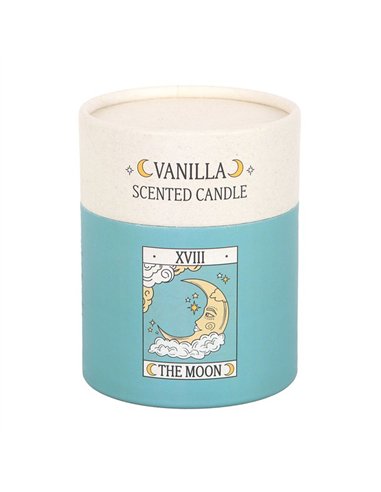 The Moon Vintage Tarot Vanilla Candle VT_06626
