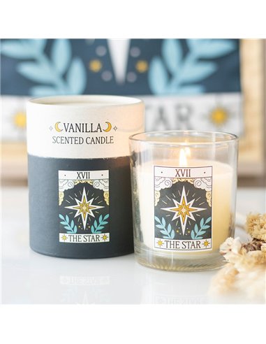 The Star Vintage Tarot Blueberry Candle VT_06826