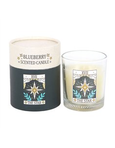The Star Vintage Tarot Blueberry Candle VT_06826