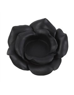 Black Rose Resin Tealight Candle Holder VV_14324