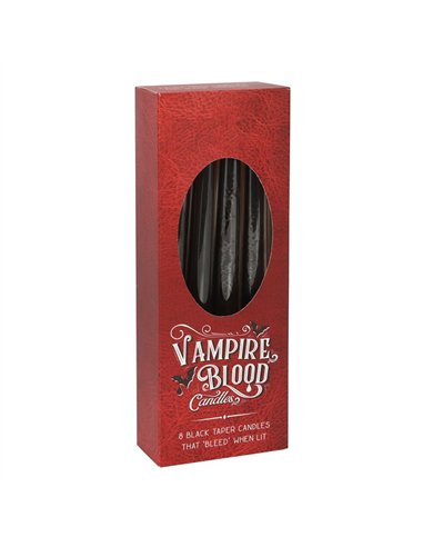 Set of 8 Vampire Blood Taper Candles VV_91822