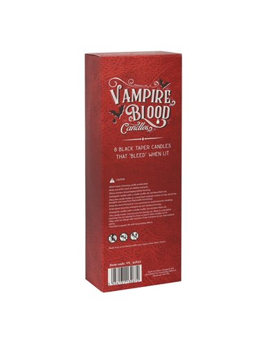 Set of 8 Vampire Blood Taper Candles VV_91822