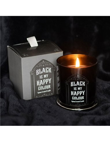 Black is My Happy Colour Opium Candle WE_55024