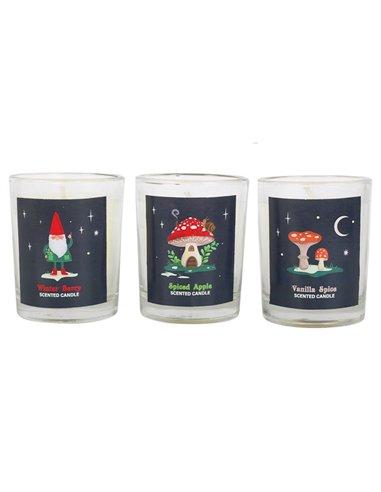 Gnome Sweet Gnome Candle Trio WF_76924