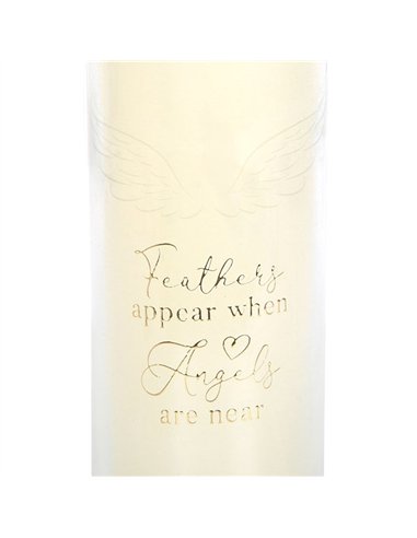 Feathers Appear Vanilla Tube Candle WN_85423