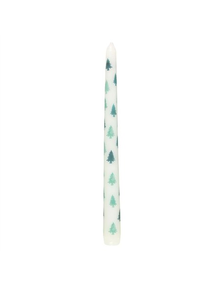 Green Fir Tree Candle Holder with Taper Candle WO_16226 - pic 135970 | FastDaddyshop