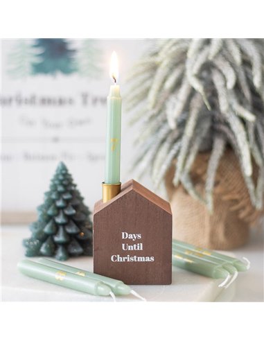 Set of 24 Mini Advent Candles with Holder WO_16526